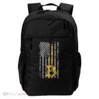 Bitcoin Usa Flag Distressed Digital Currency Lover Backpack thumb 0
