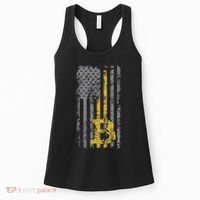 Bitcoin Usa Flag Distressed Digital Currency Lover Women's Tank Top thumb 0