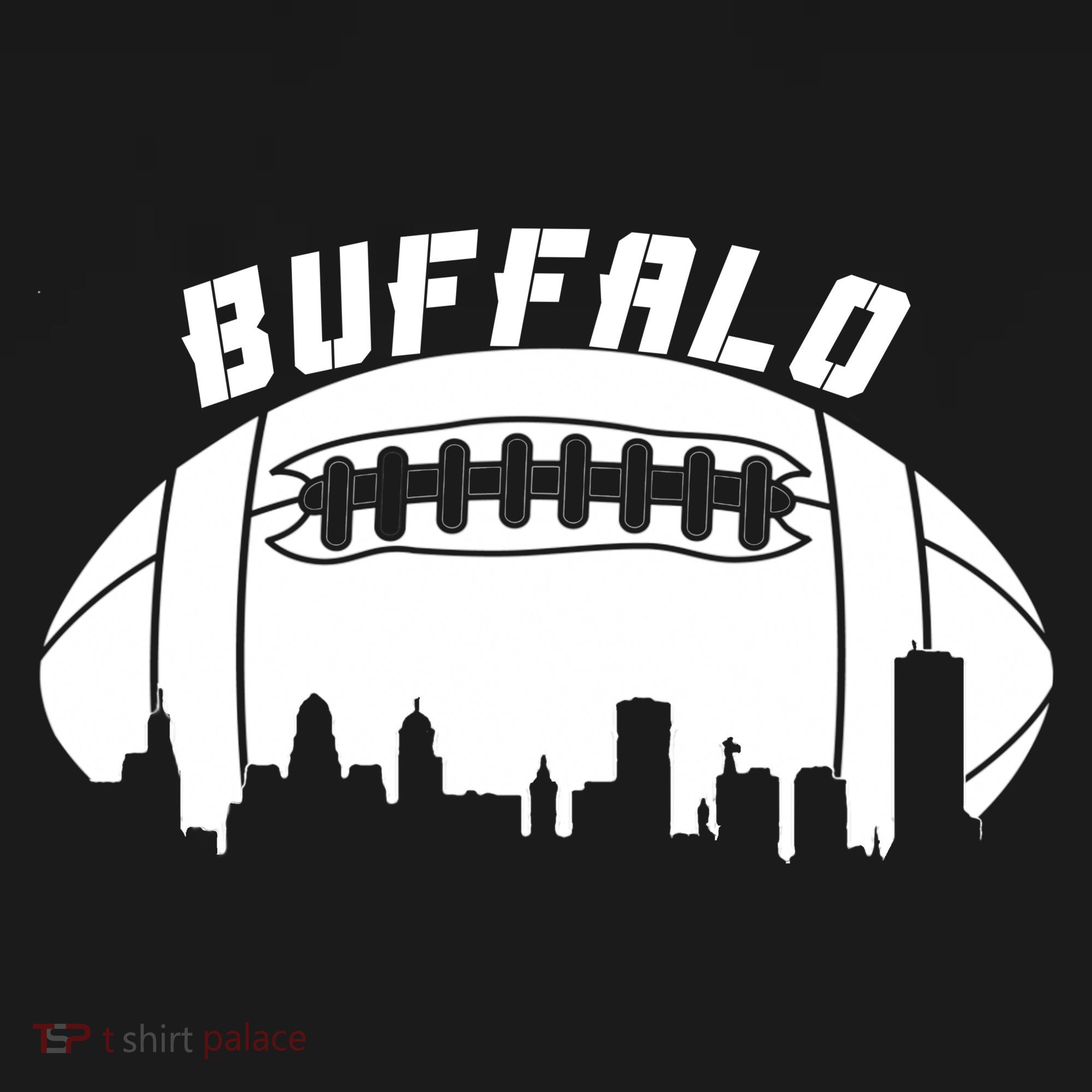 Buffalo Football City Skyline Doggie Tank