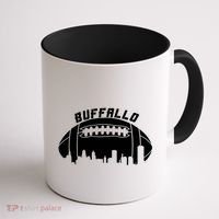 Buffalo Football City Skyline Coffee Mug thumb 1