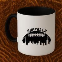 Buffalo Football City Skyline Coffee Mug thumb 2