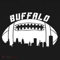 Buffalo Football City Skyline Ornament thumb 1