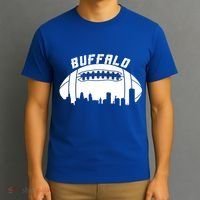 Buffalo Football City Skyline T-Shirt thumb 3