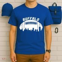 Buffalo Football City Skyline T-Shirt thumb 6