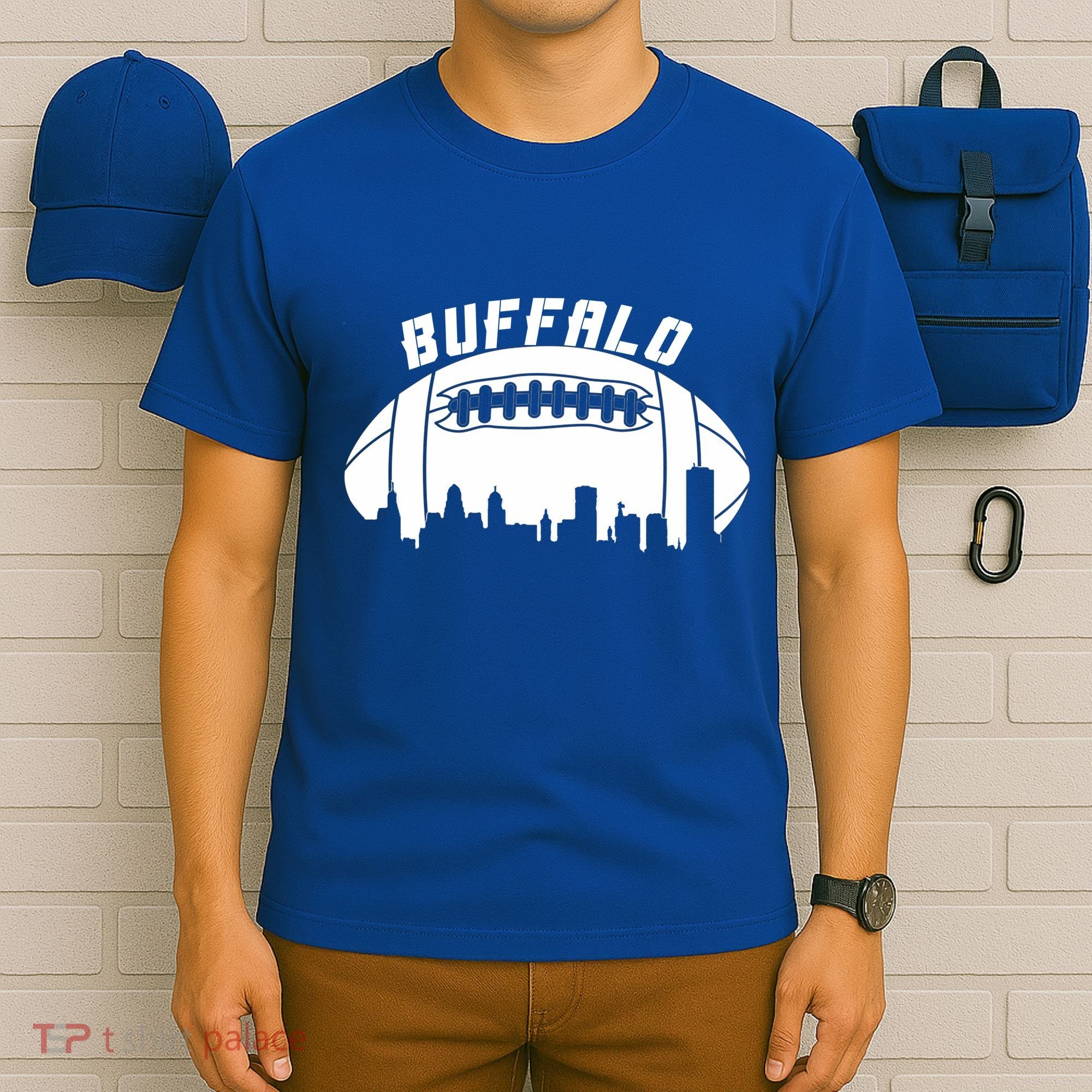 Buffalo Football City Skyline T-Shirt