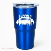 Buffalo Football City Skyline Tumbler thumb 0
