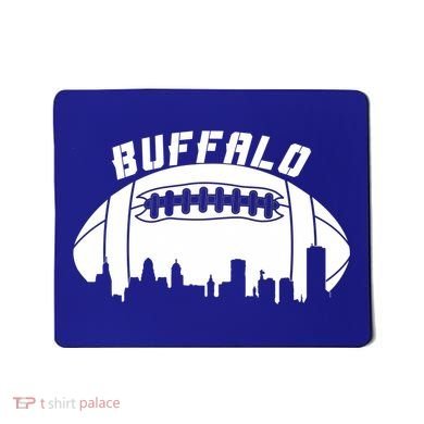 Buffalo Football City Skyline Mousepad