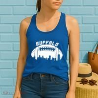 Buffalo Football City Skyline Women's Tank Top thumb 2