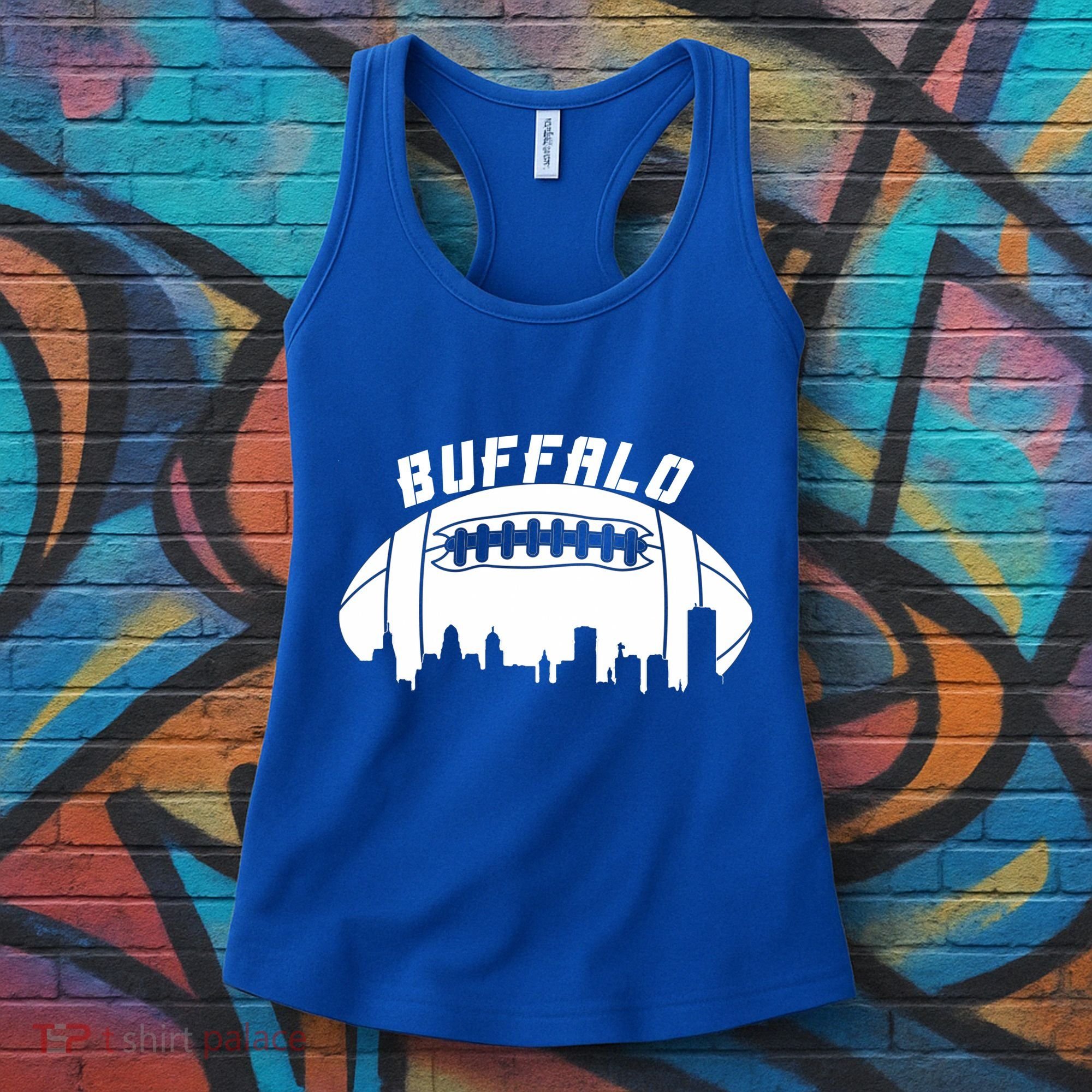 Buffalo Football City Skyline Women's Tank Top