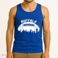 Buffalo Football City Skyline Tank Top thumb 3
