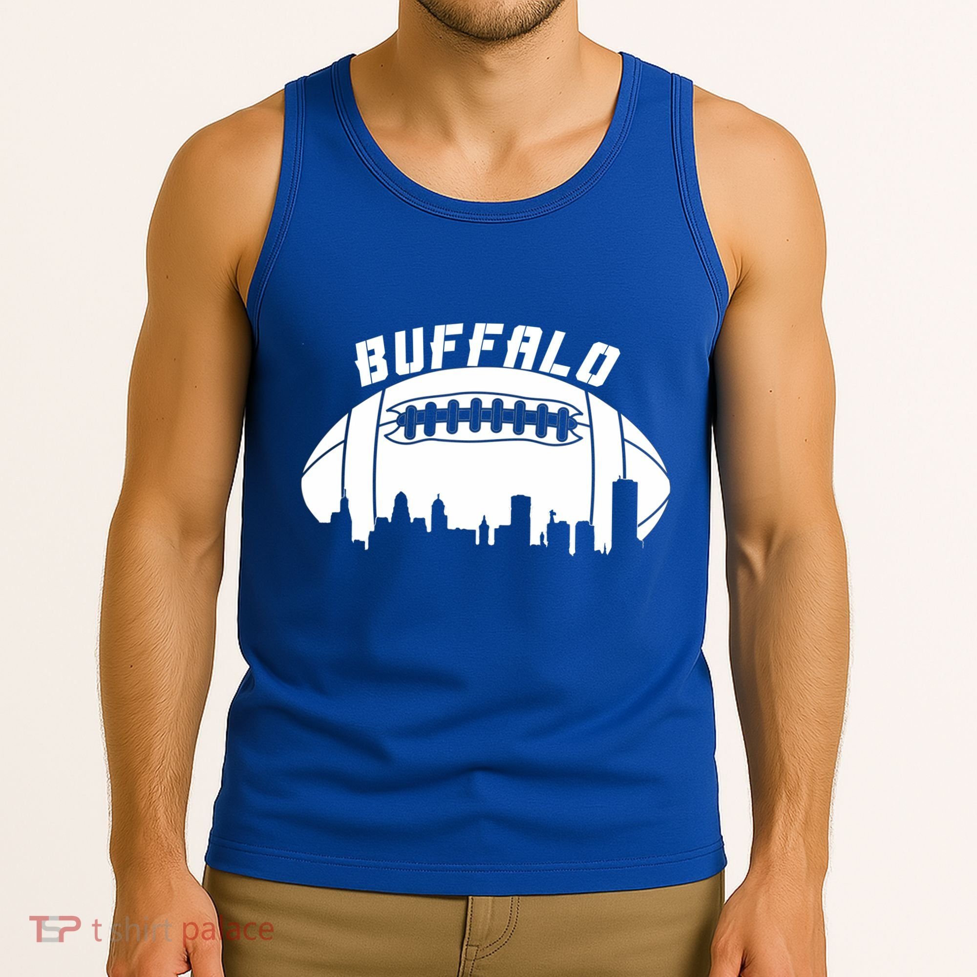 Buffalo Football City Skyline Tank Top
