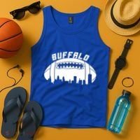 Buffalo Football City Skyline Tank Top thumb 4