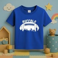 Buffalo Football City Skyline Toddler T-Shirt thumb 3