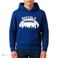 Buffalo Football City Skyline Kids Hoodie thumb 4