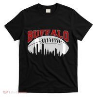 Buffalo Football Fan City Skyline T-Shirt thumb 0