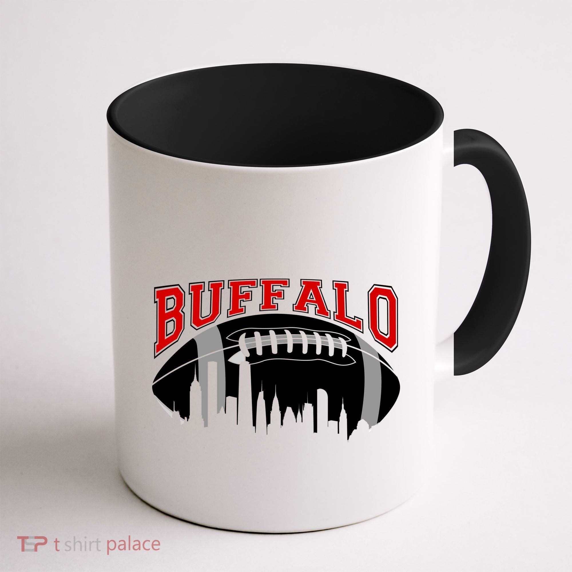 Buffalo Football Fan City Skyline Coffee Mug