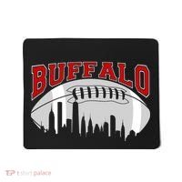 Buffalo Football Fan City Skyline Mousepad thumb 0