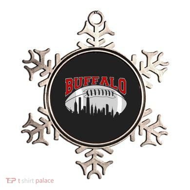 Buffalo Football Fan City Skyline Ornament