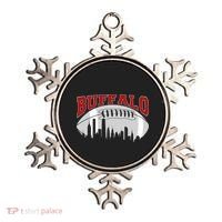Buffalo Football Fan City Skyline Ornament thumb 0