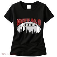 Buffalo Football Fan City Skyline Women's T-Shirt thumb 0