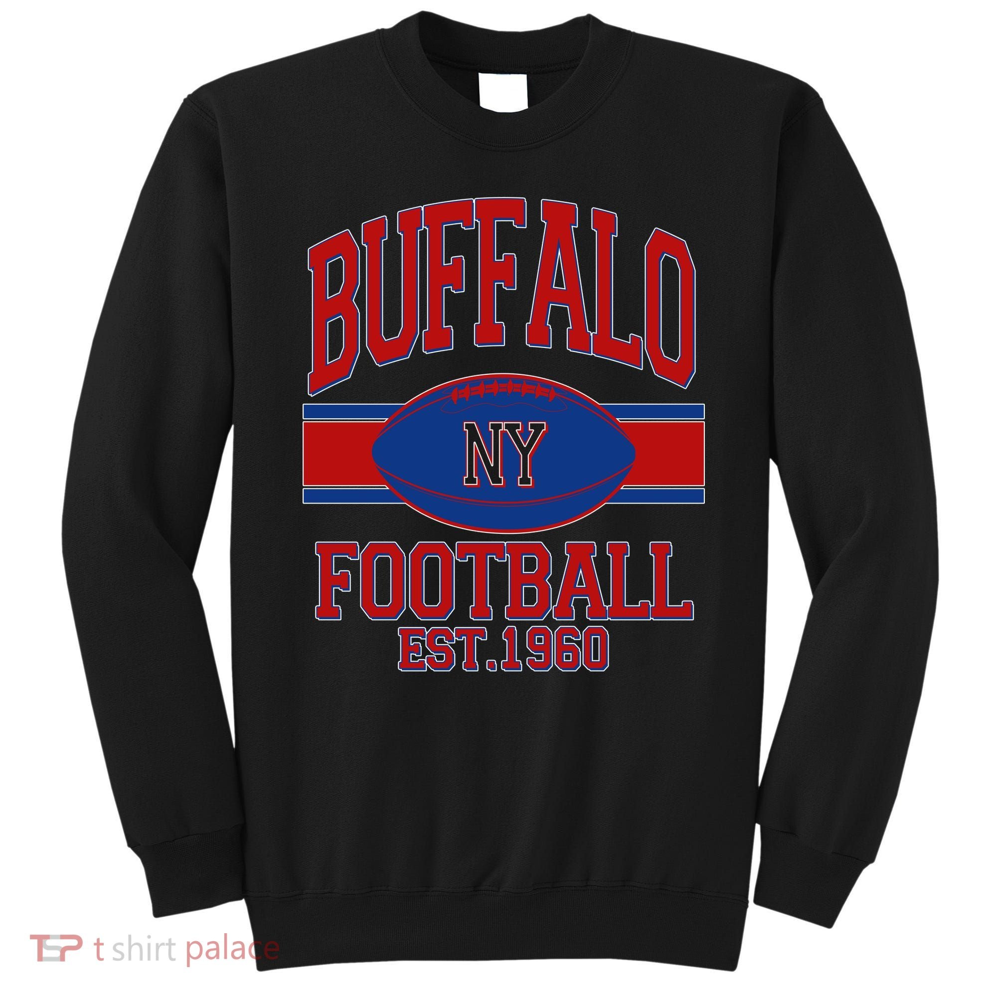 Buffalo New York Football Classic Logo Fan Sweatshirt