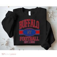 Buffalo New York Football Classic Logo Fan Sweatshirt thumb 2