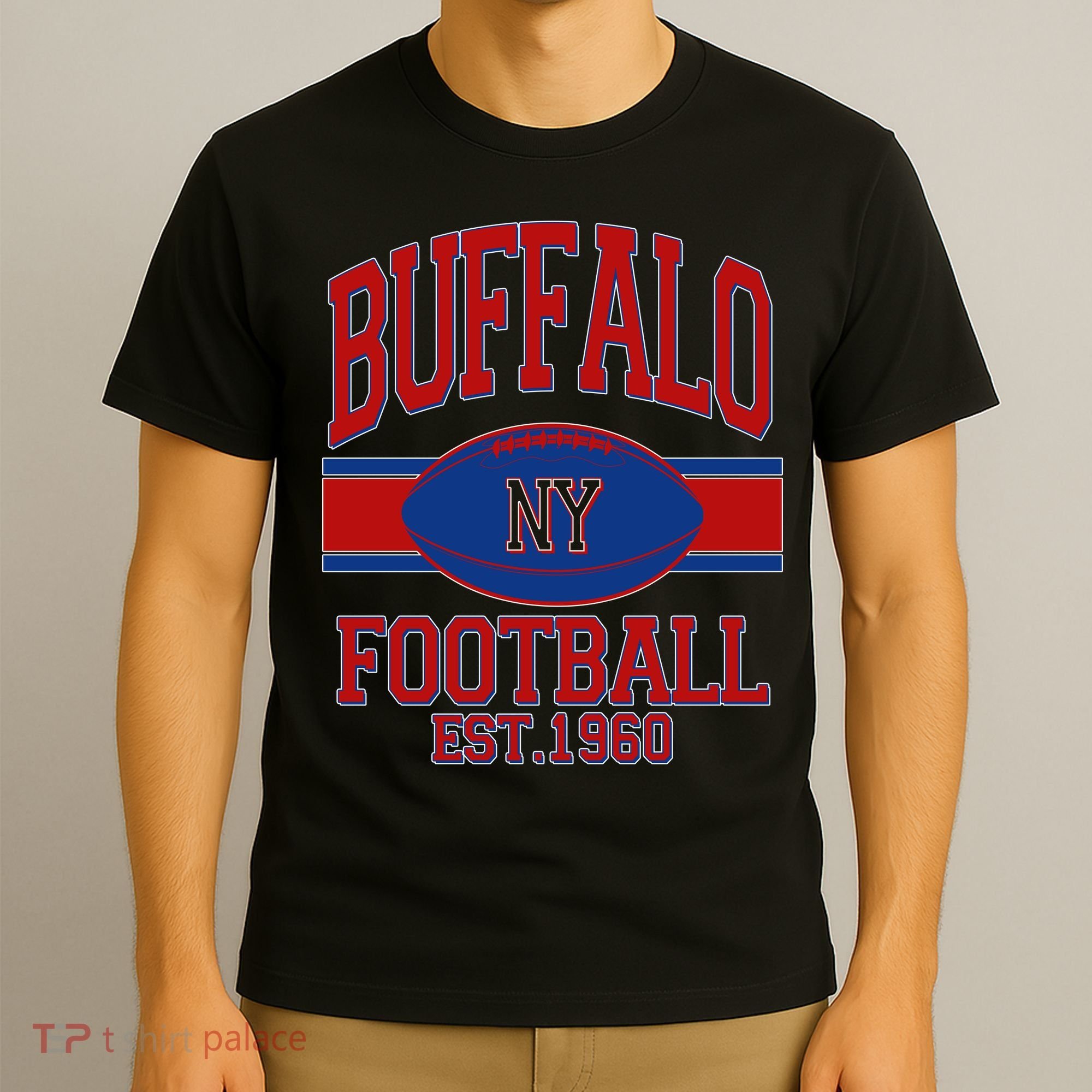 Buffalo New York Football Classic Logo Fan T-Shirt
