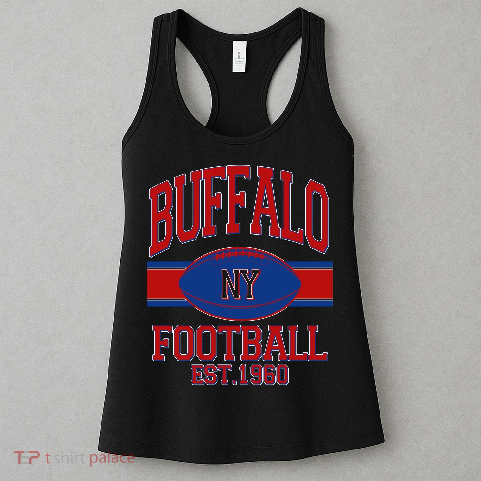 Buffalo New York Football Classic Logo Fan Women's Tank Top