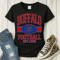 Buffalo New York Football Classic Logo Fan Women's T-Shirt thumb 3