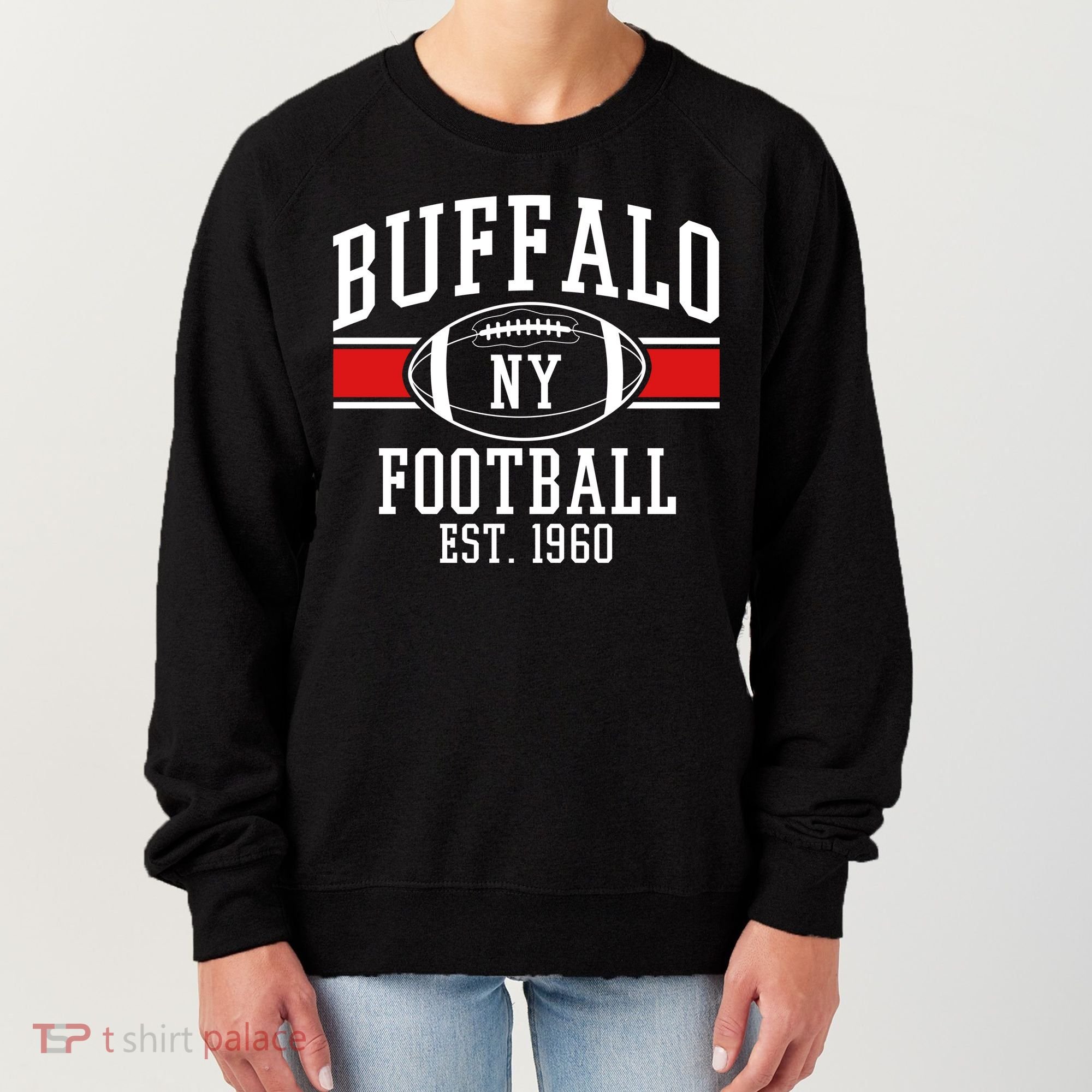 Buffalo NY Football EST 1960 Women's Sweatshirt