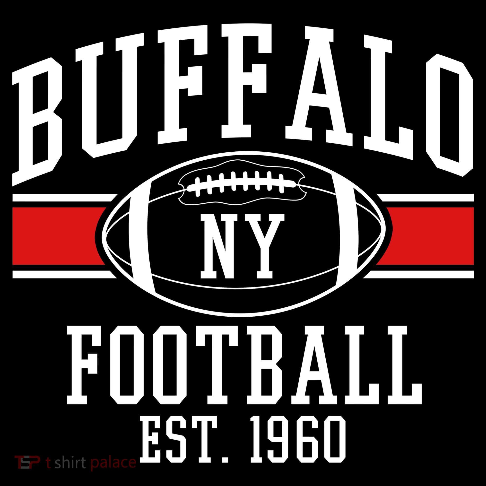 Buffalo NY Football EST 1960 Women's Hoodie