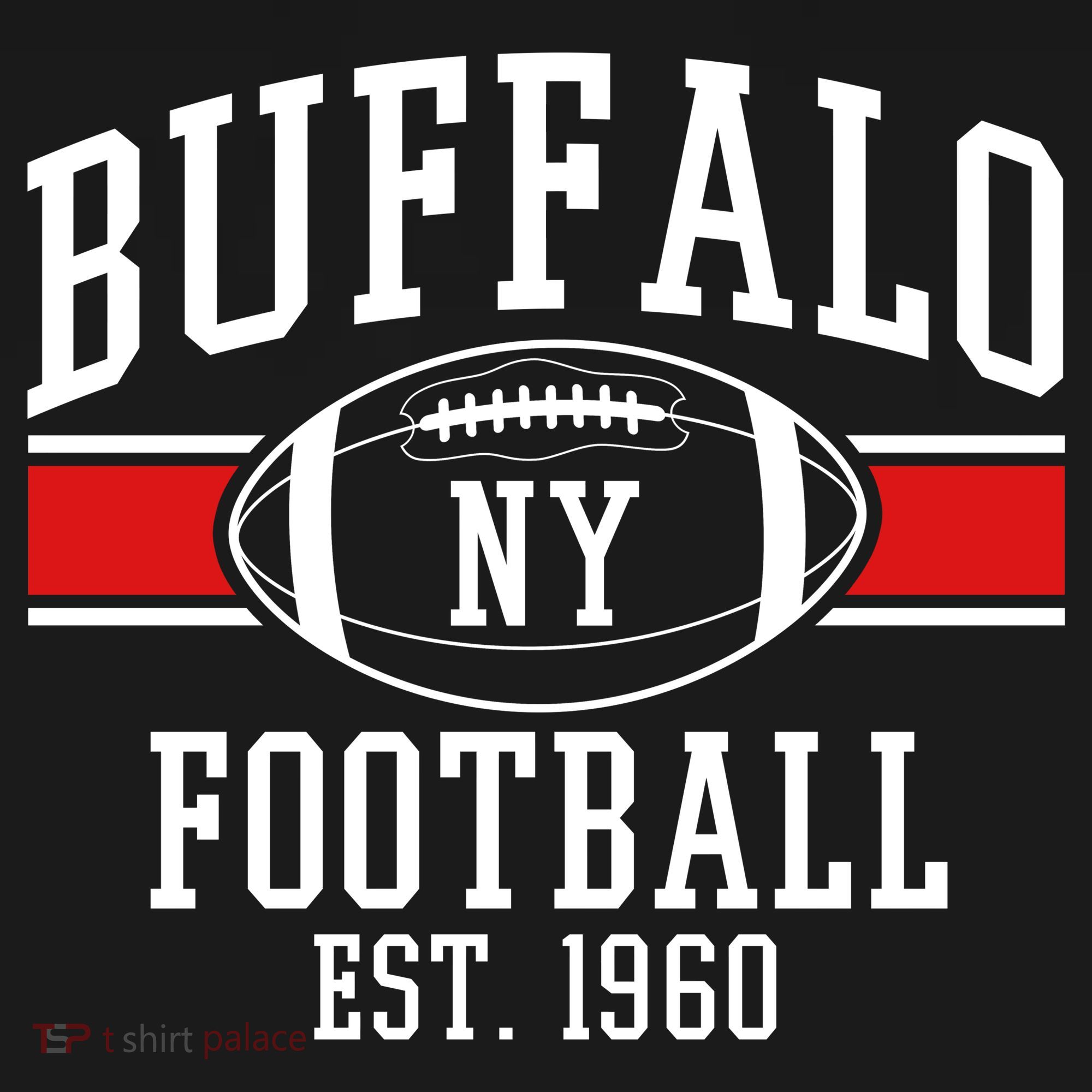 Buffalo NY Football EST 1960 Ornament