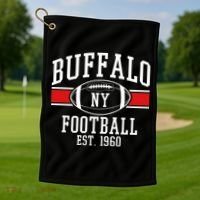 Buffalo NY Football EST 1960 Golf Towel thumb 1