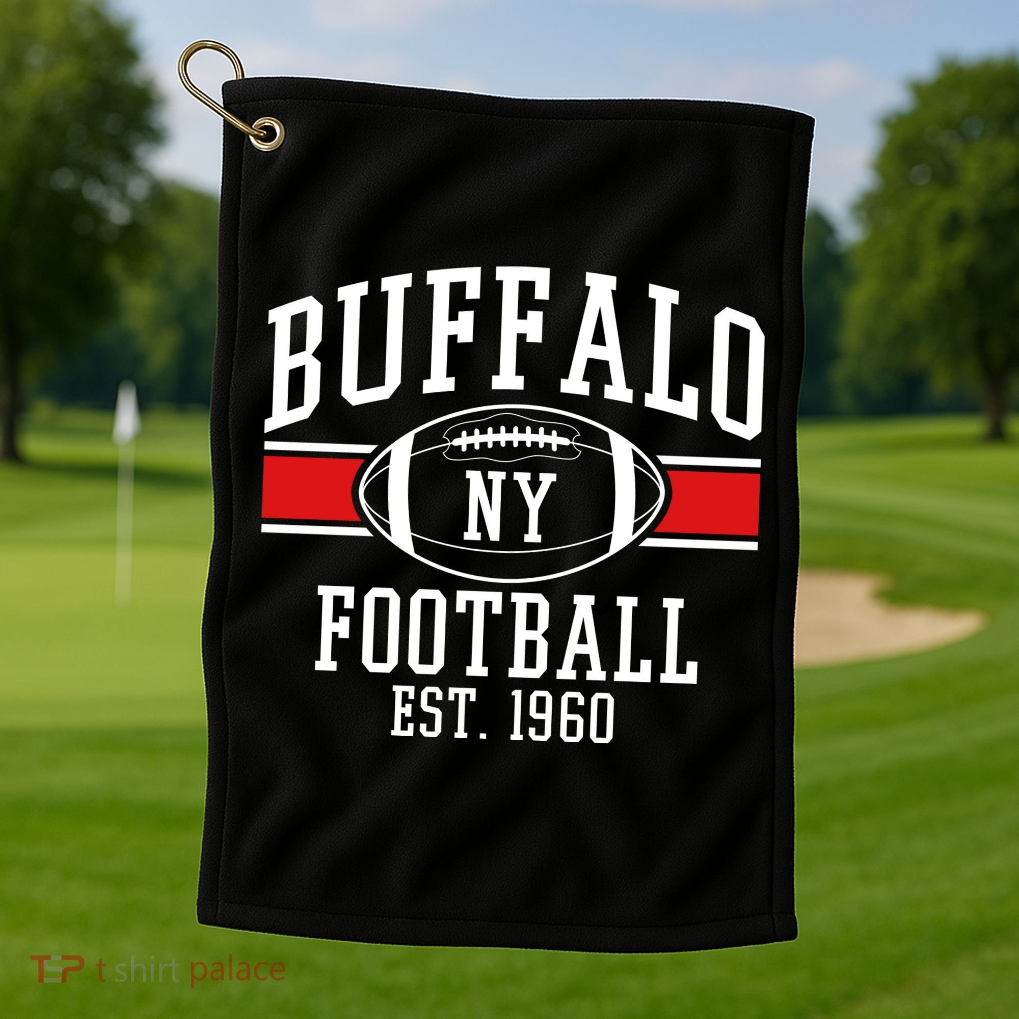 Buffalo NY Football EST 1960 Golf Towel