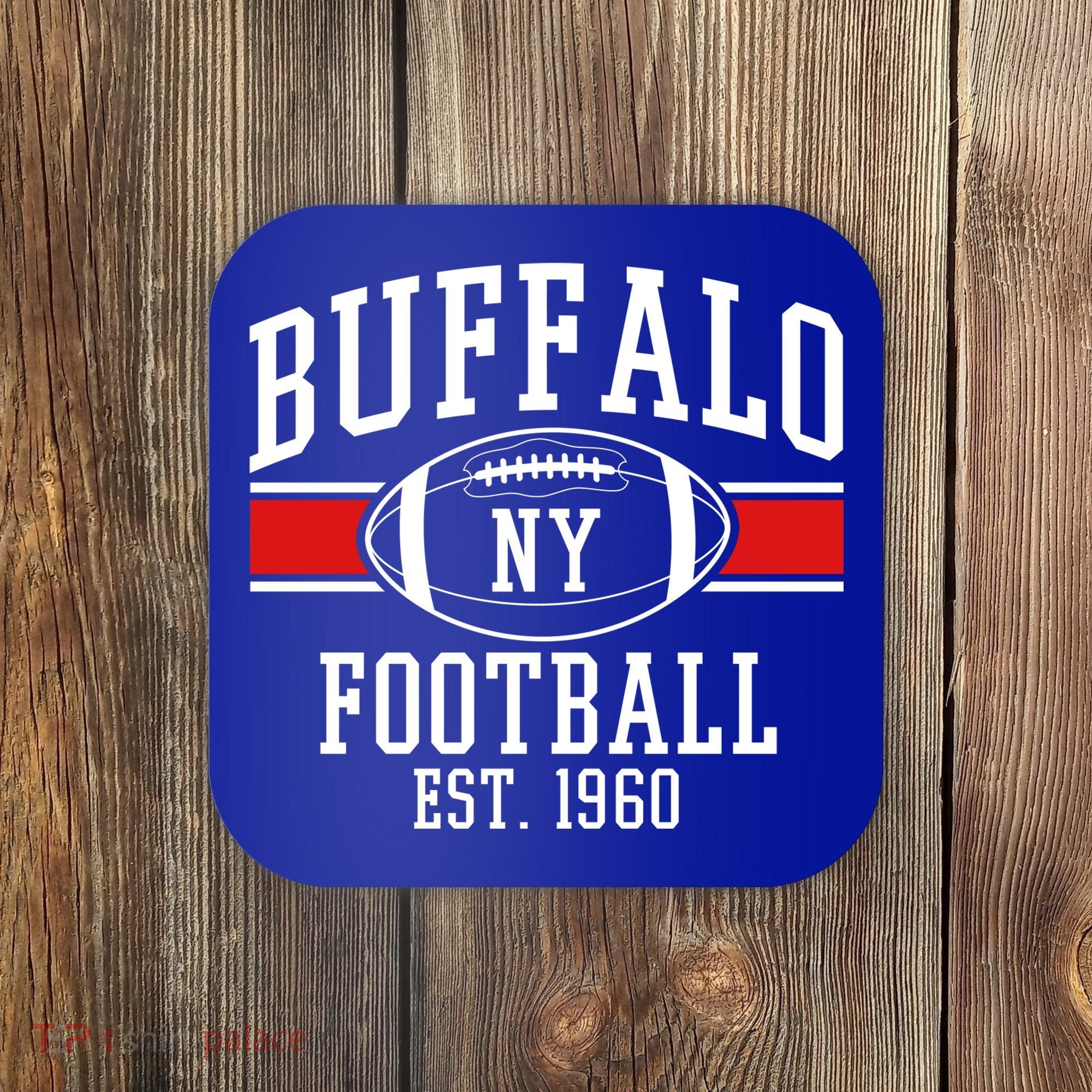 Buffalo NY Football EST 1960 Coaster