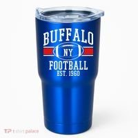 Buffalo NY Football EST 1960 Tumbler thumb 0