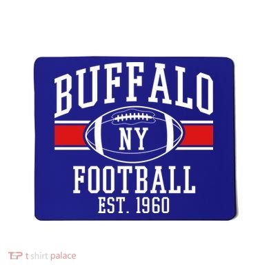 Buffalo NY Football EST 1960 Mousepad