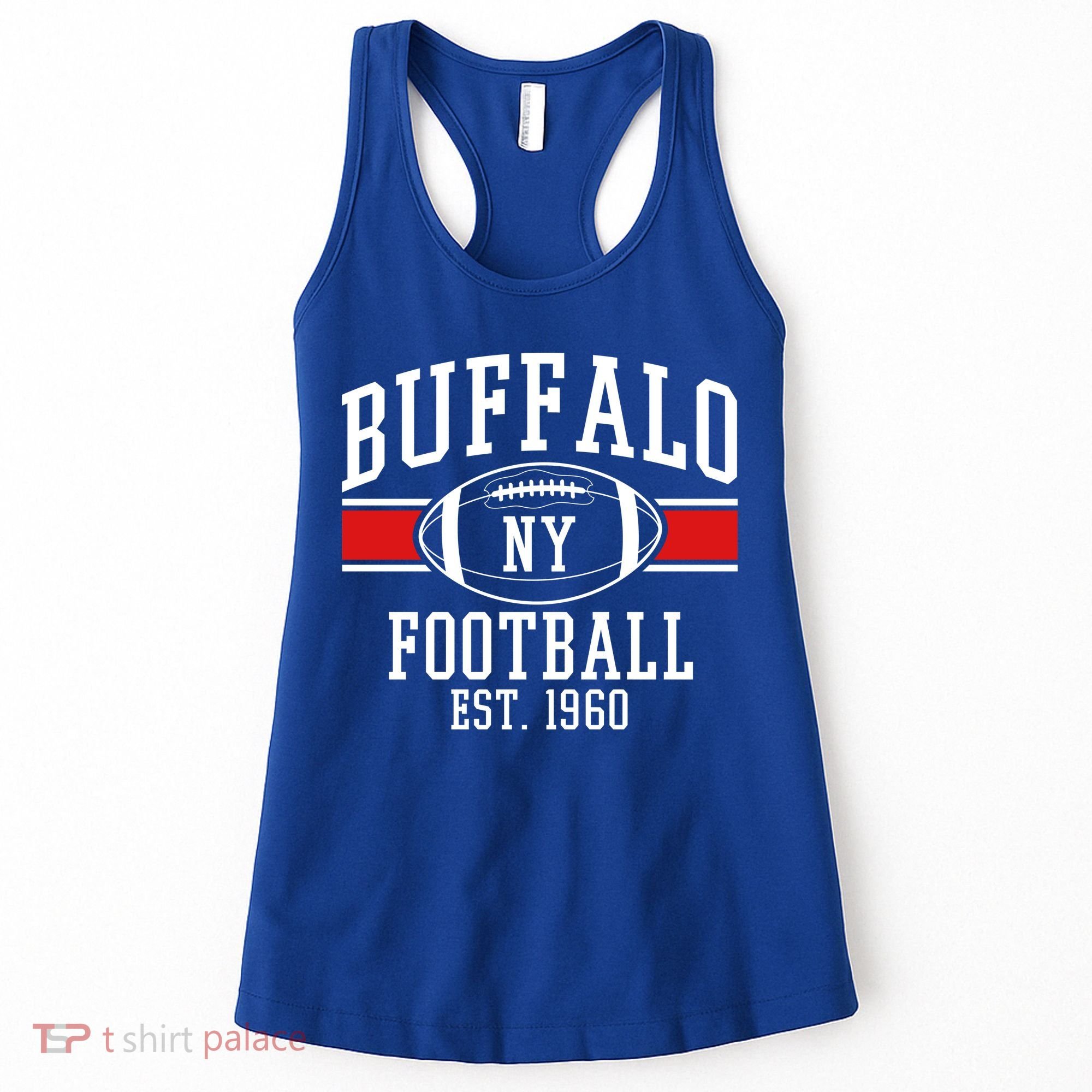 Buffalo NY Football EST 1960 Women's Tank Top