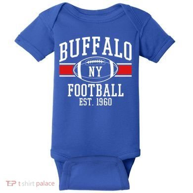 Buffalo NY Football EST 1960 Baby Bodysuit