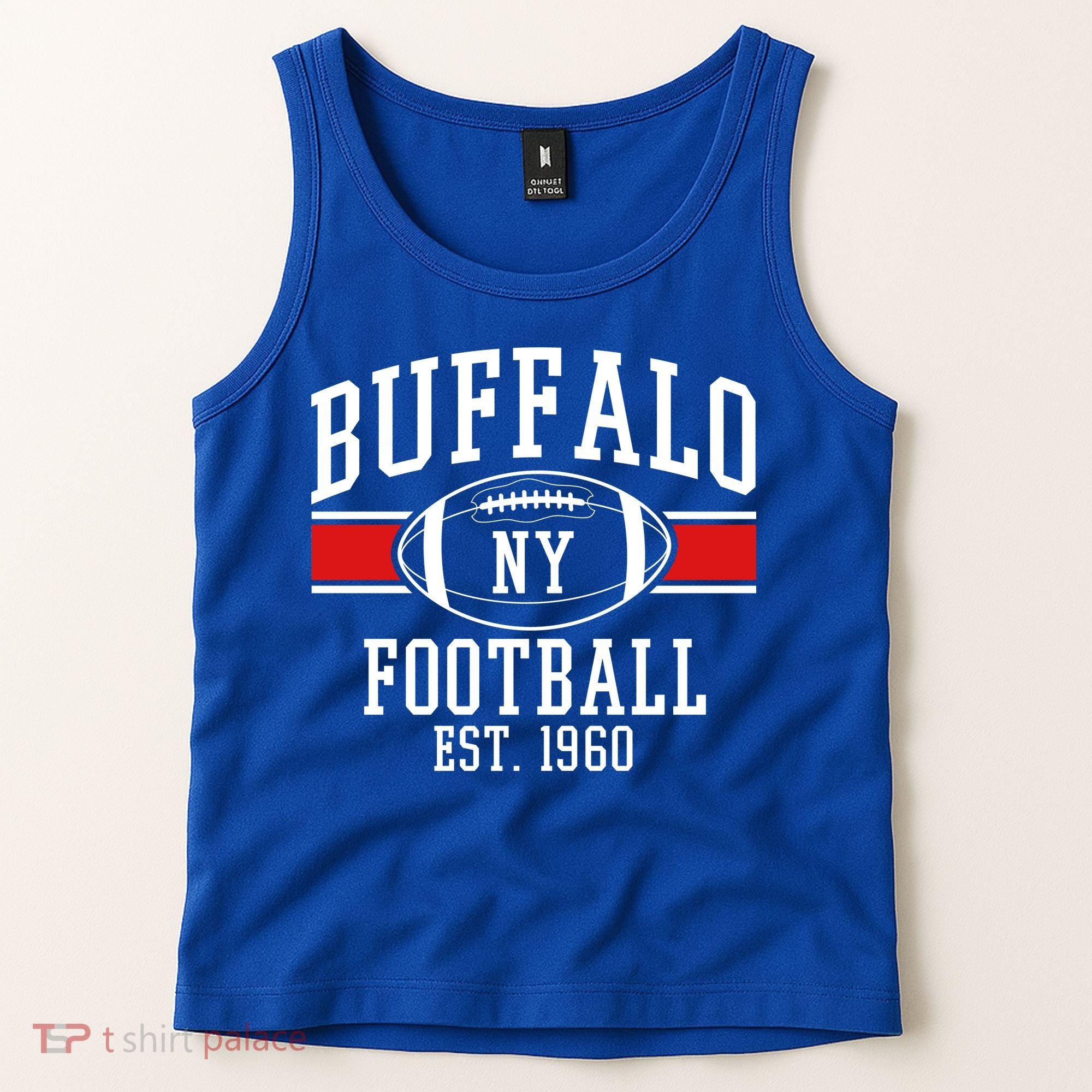 Buffalo NY Football EST 1960 Tank Top