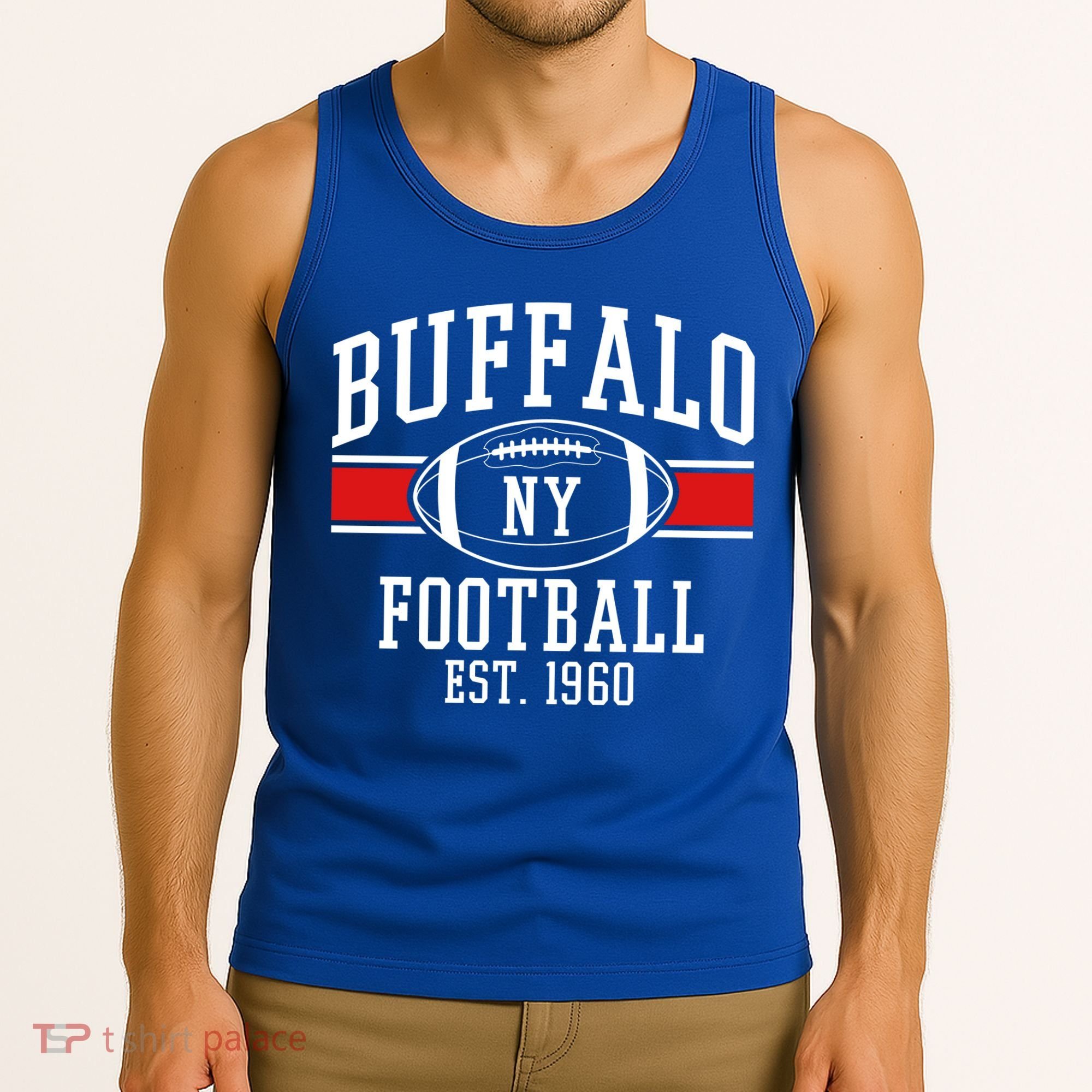 Buffalo NY Football EST 1960 Tank Top