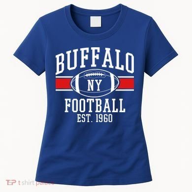 Buffalo NY Football EST 1960 Women's T-Shirt