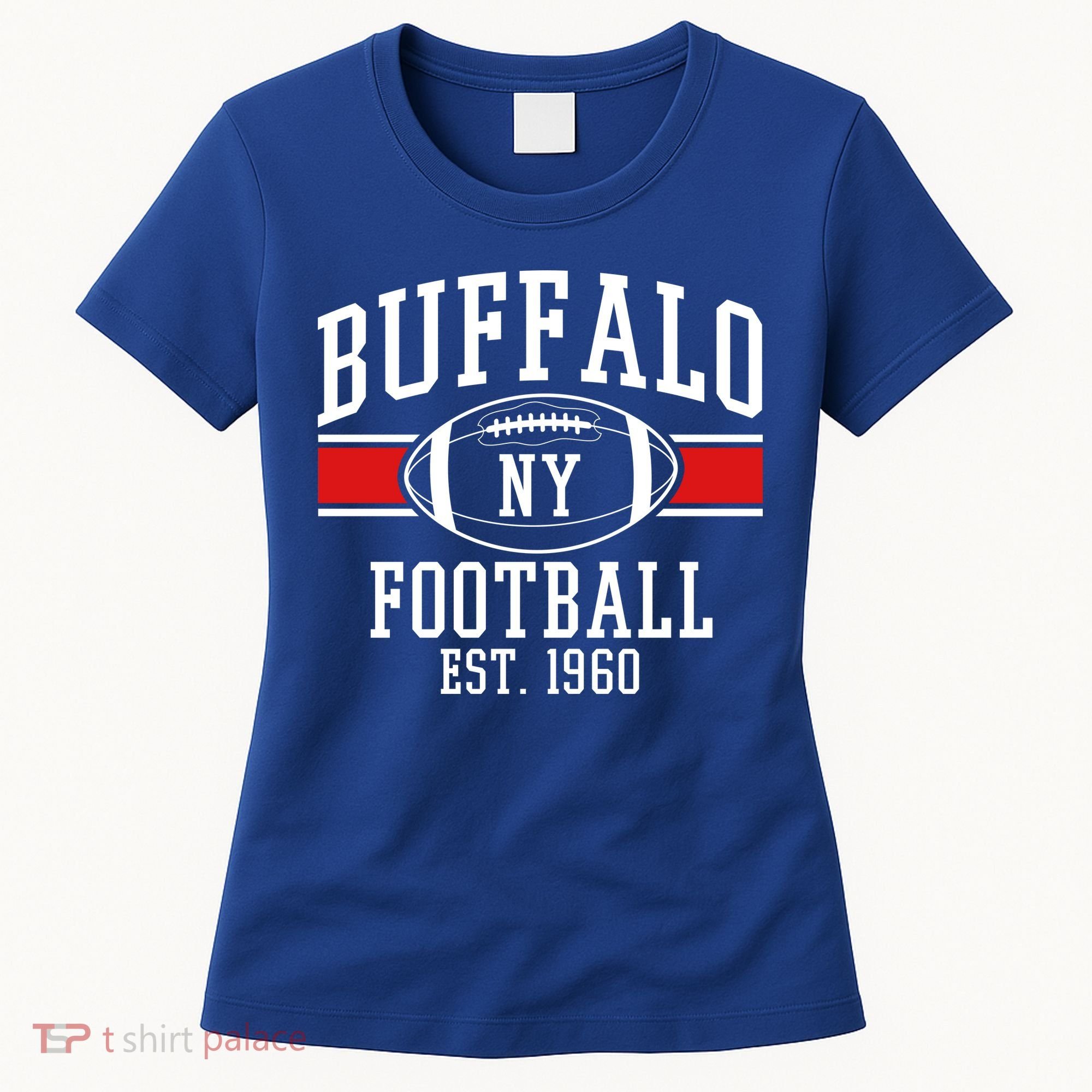 Buffalo NY Football EST 1960 Women's T-Shirt