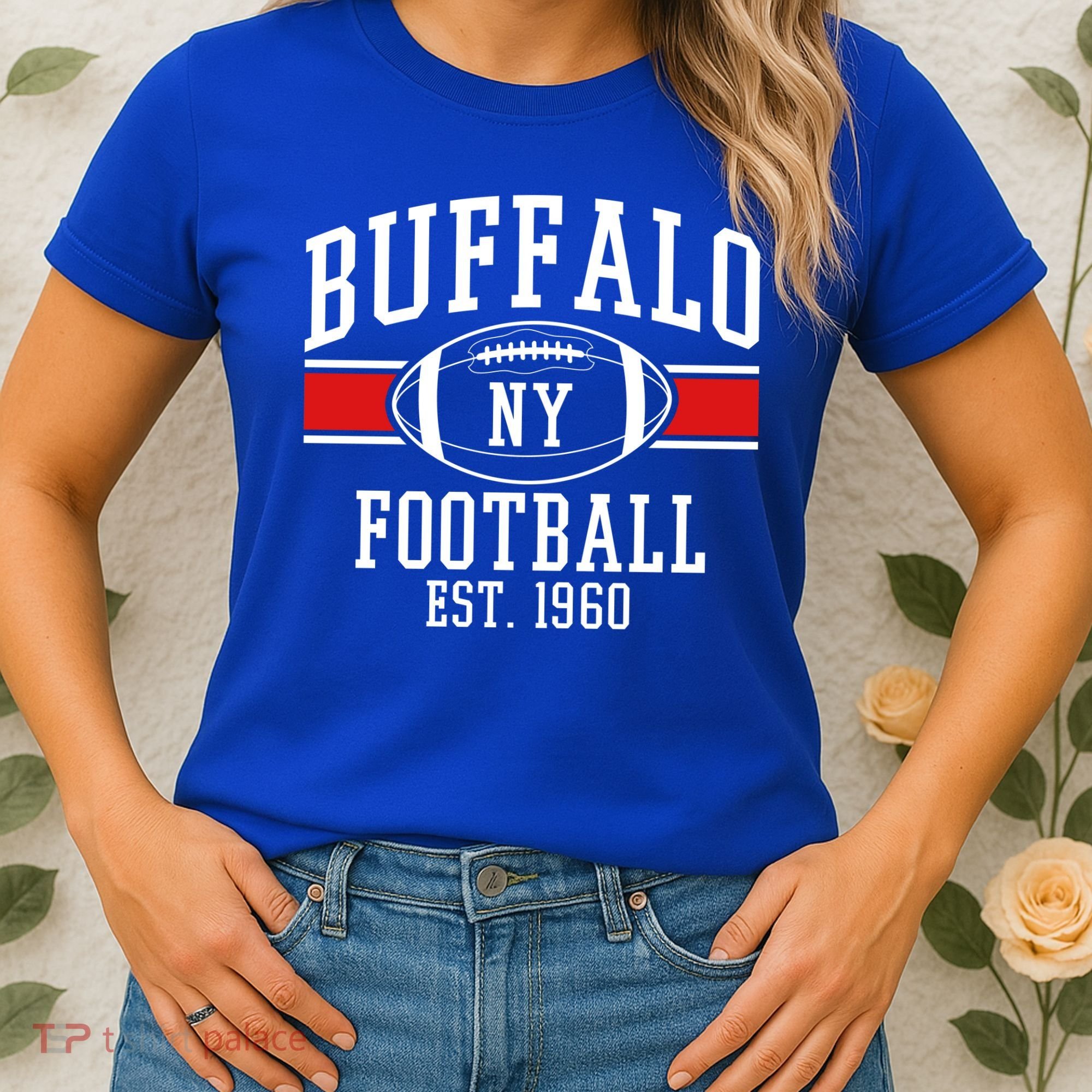 Buffalo NY Football EST 1960 Women's T-Shirt