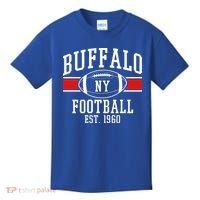Buffalo NY Football EST 1960 Kids T-Shirt thumb 0