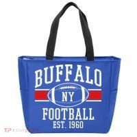 Buffalo NY Football EST 1960 Tote Bag thumb 0