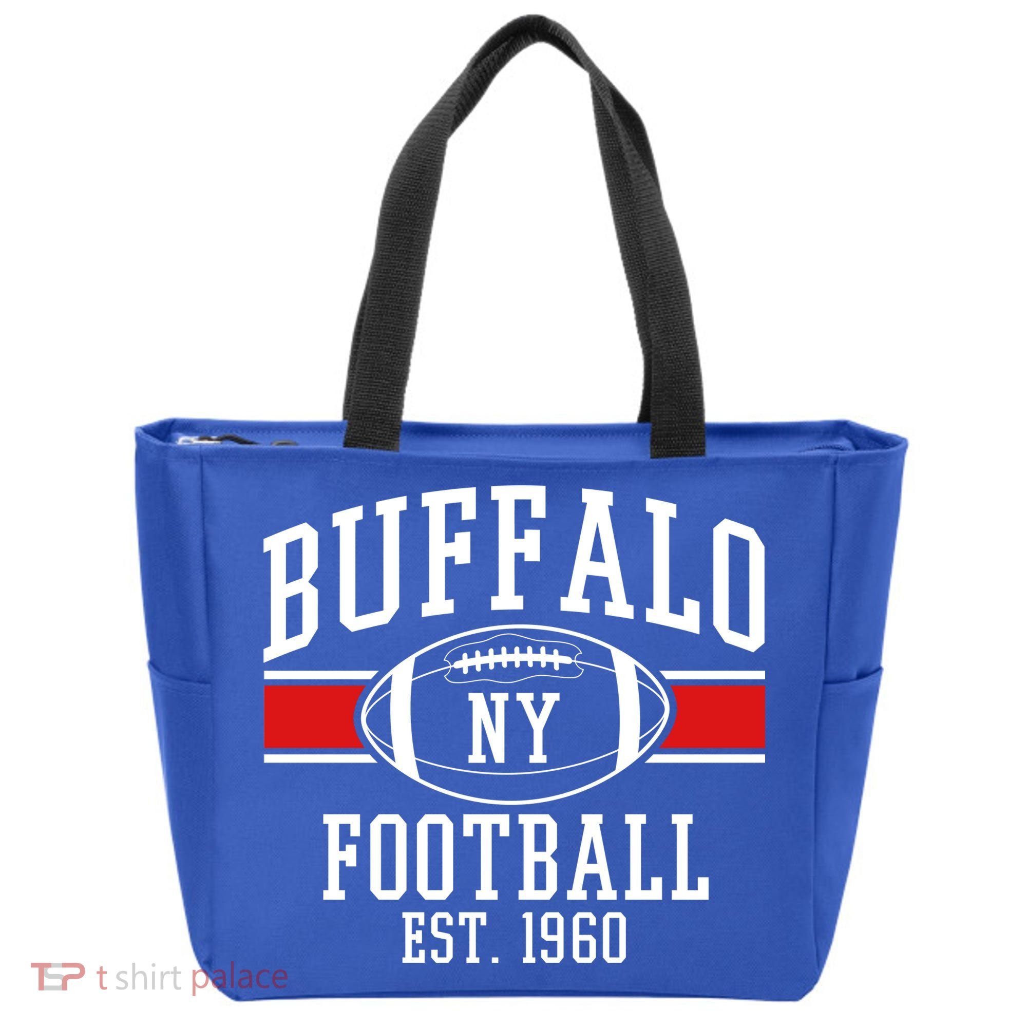 Buffalo NY Football EST 1960 Tote Bag