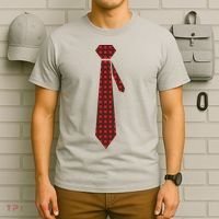 Buffalo Plaid Christmas Tie T-Shirt thumb 6