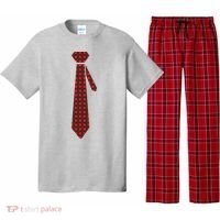 Buffalo Plaid Christmas Tie Pajama Set thumb 0