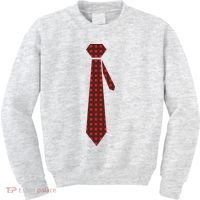 Buffalo Plaid Christmas Tie Kids Sweatshirt thumb 0